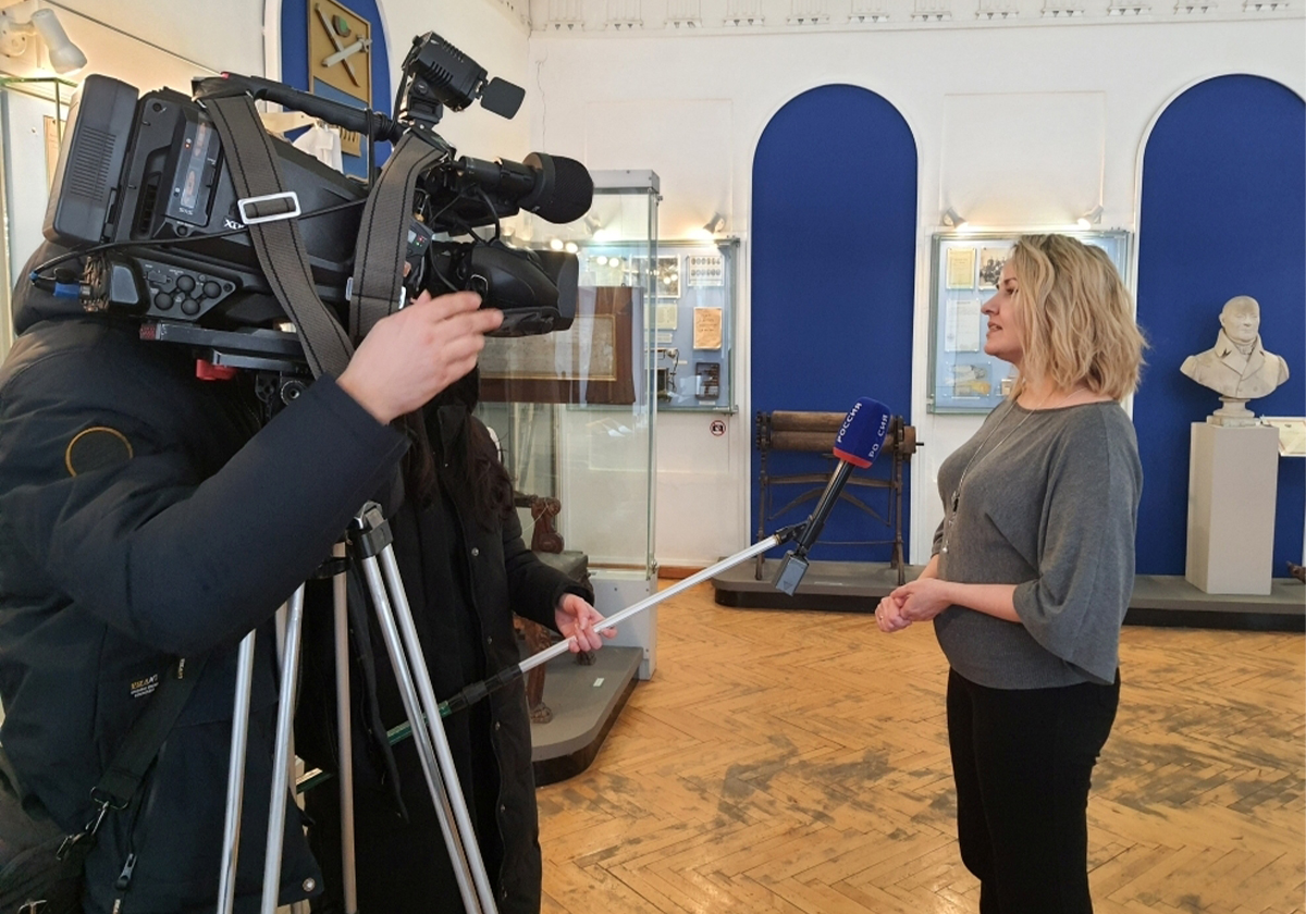 28 января в Касимовском историко-культурном музее-заповеднике побывала съёмочная группа телерадиокомпании «Ока».